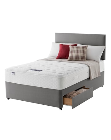 Silentnight Miracoil Mattress Divan Set with 2 Drawers