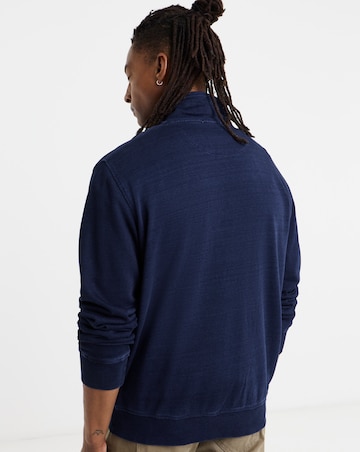 Timberland Indigo 1/4 Zip Sweatshirt