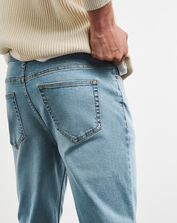 Bootcut Fit Stretch Jeans Lgt Stonewash