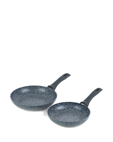Russell Hobbs Nightfall Stone 2 Piece Frying Pan Set - 20cm, 24cm