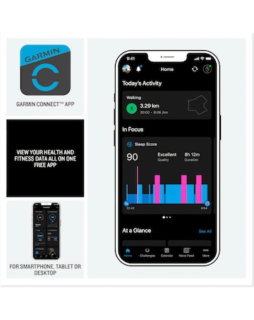 Garmin Vivoactive 6 AMOLED 42mm Smart Watch - Lunar Gold