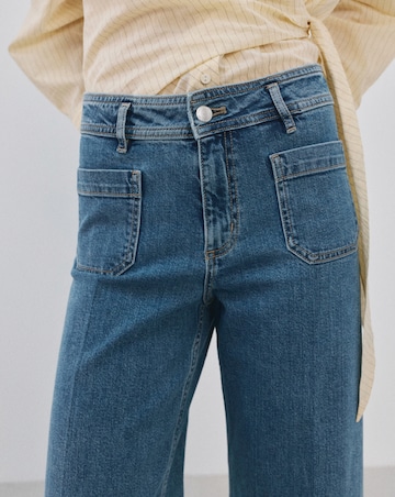 Mango Jessie Wide Leg Jeans With Pockets