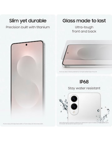 Samsung Galaxy S25 Edge 512GB - Titanium Silver