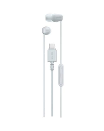 SONY IER-EX15C USB-C Wired Earphones - White
