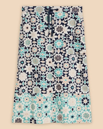 White Stuff Elle Linen Blend Skirt