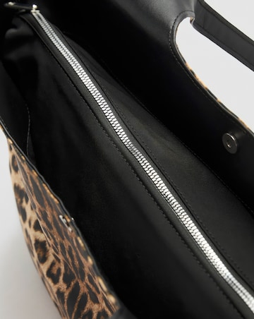 Mango Leopard Print Tote Bag