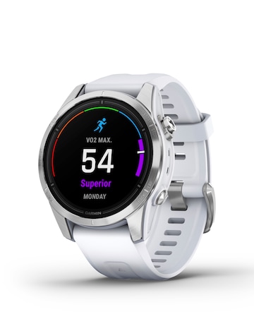 Garmin Epix Pro (Gen 2) 42mm Smart Watch - Silver with Whitestone Band