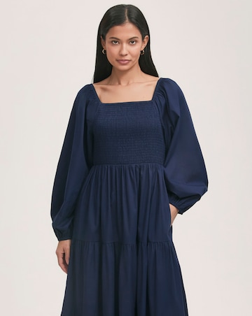 Finery London Balloon Sleeve Dress