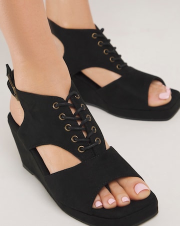 Ariana Shoe Boot Wedge Sandals Wide E Fit Simply Comfort