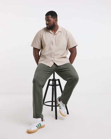 Jack & Jones Cody Poplin Resort Shirt - Natural