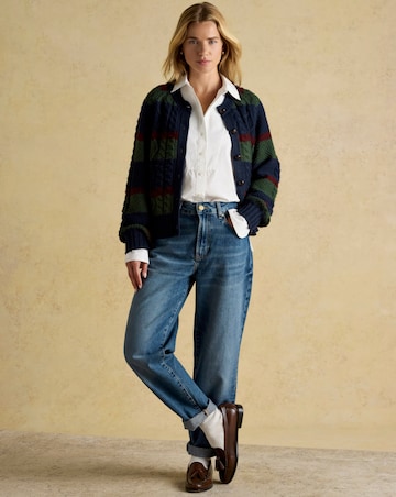 Joules Rafferty Cable Knit Cardigan