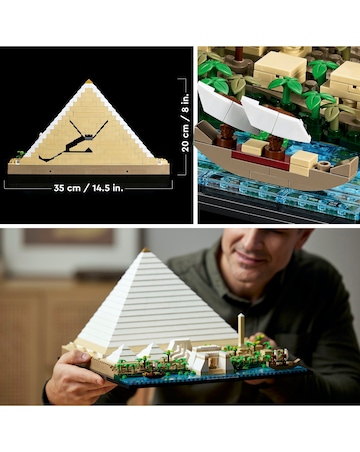 LEGO Architecture Great Pyramid of Giza Set for Adults 21058