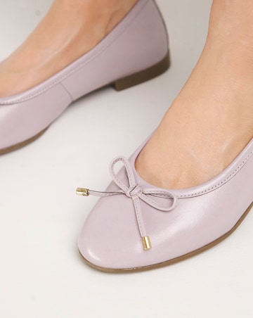 Eliza Basic Leather Ballerina - Extra Wide Fit (EEE)