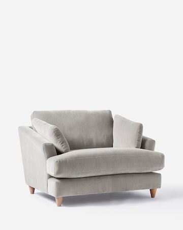 Joanna Hope Tilly Chenille Snuggler Chair