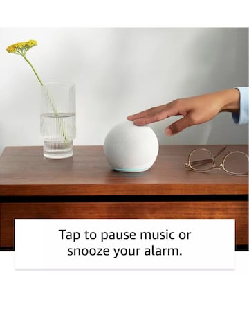 Amazon Echo Dot (5th Gen 2022) Smart Speaker with Alexa - Glacier White