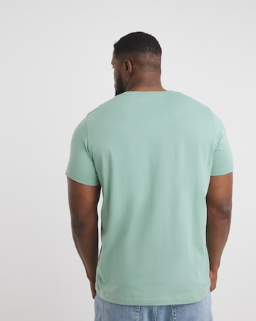 Pure Cotton Crew Neck T-Shirt- Sage