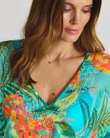 MAGISCULPT Embellished Beach Kaftan