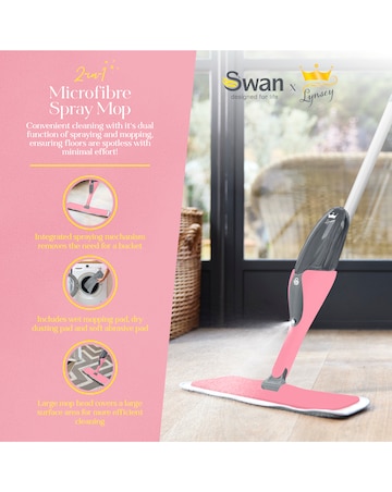 Swan SWFC1000QOCN Lynsey Queen Of Clean Spray Mop
