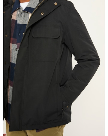 FatFace Truro Waterproof Jacket (Regular & Tall) - Black