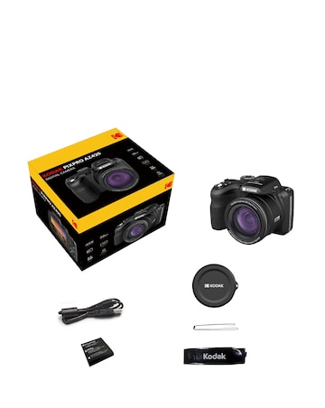 Kodak PIXPRO AZ425 Astro 20MP 42x Zoom Bridge Camera - Black