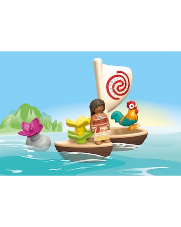 PLAYMOBIL 71459 Junior AQUA & Disney: Moana's Sail Boat