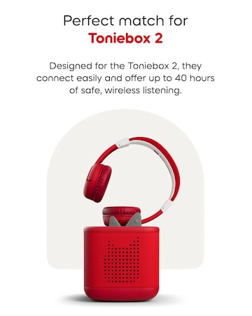Tonies Bluetooth Headphones - Red