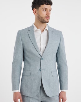 Linen Blend Suit Jacket