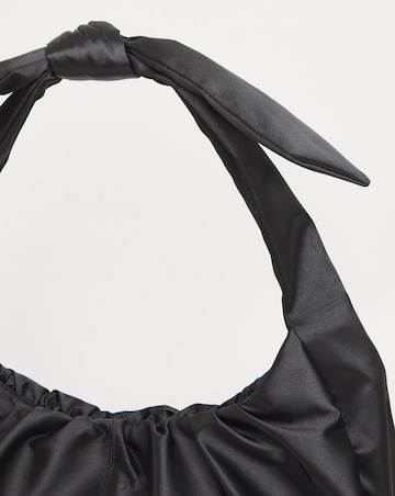 Satin Bow Detail Tote Bag