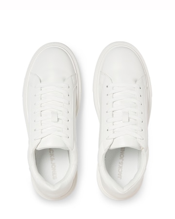 Jack & Jones Aspire Cupsole PU Trainer - White