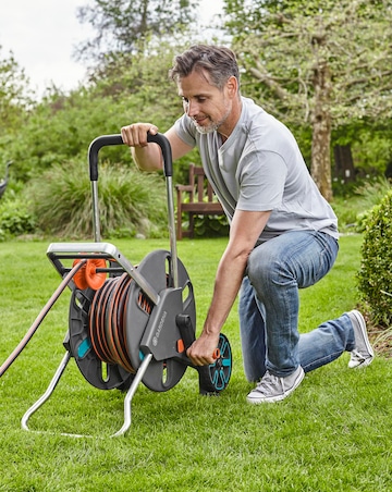 Gardena CleverRoll 50m Hose Trolley Set