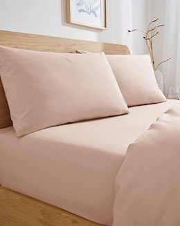 Non Iron Plain Dye Extra Deep 38cm Fitted Sheet