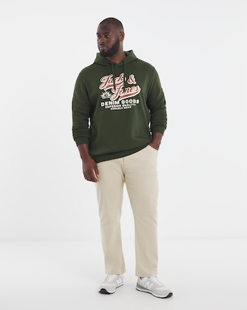 Jack & Jones Logo Hoodie - Green