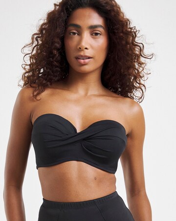MAGISCULPT Twist Front Bandeau Underwired Bikini Top