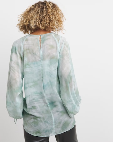 Joanna Hope Tie Sleeve Blouse