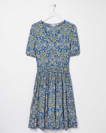 FatFace Lottie Aztec Texture Jersey Dress