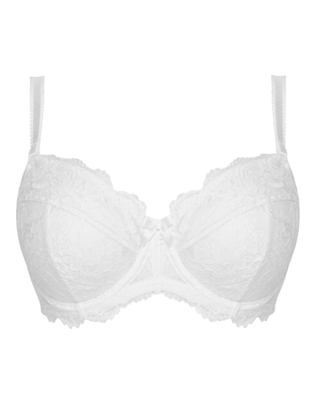 Pretty Secrets Ella Lace Multiway Wired Bra B-J - White