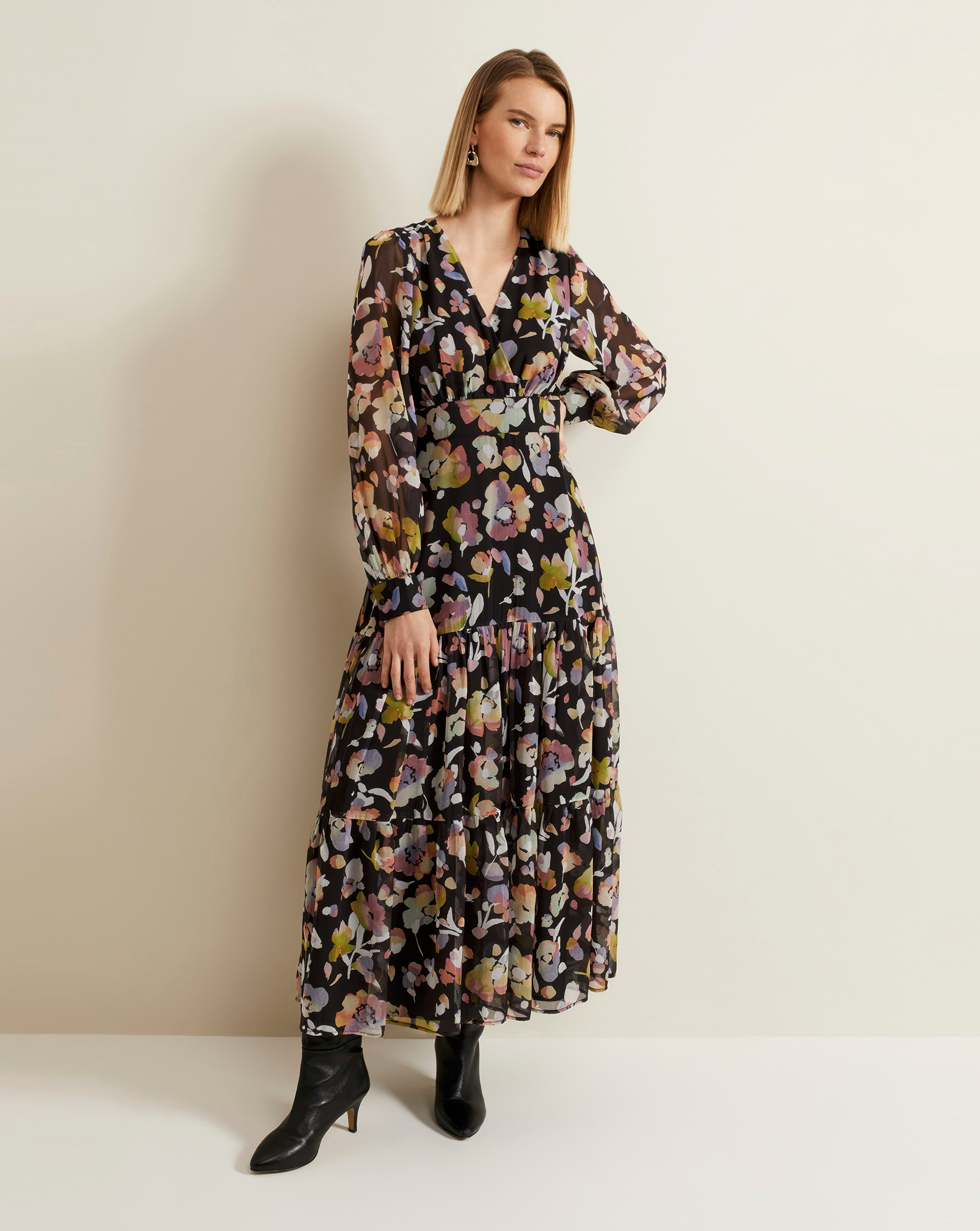 Phase Eight Morven Floral Print Maxi Dress | JD Williams