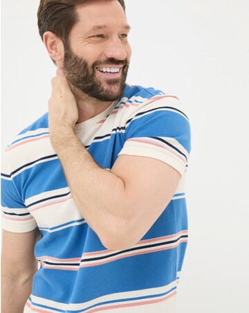 FatFace Pique Stripe T-Shirt