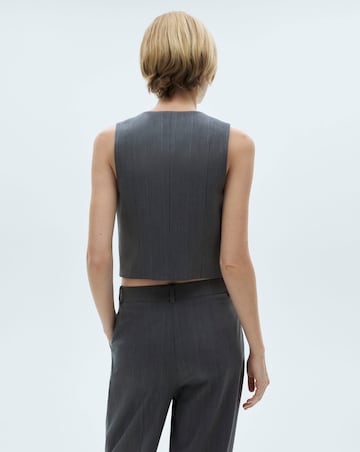 Mango Tauro Pinstripe Vest