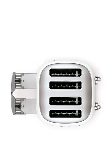 Smeg Kettle and 4 Slice Toaster White