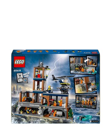 LEGO City Police Prison Island with Helicopter Toy 60419