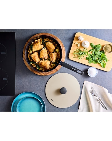 Morphy Richards Non-Stick 28cm Cream Saute Pan