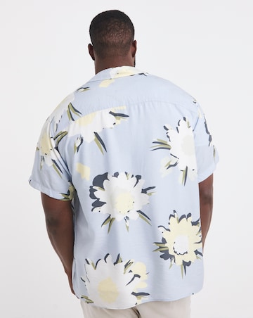 Jack & Jones Marshall Floral Print Shirt - Blue