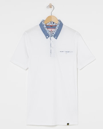 Joe Browns Printed Collar Polo Long Length