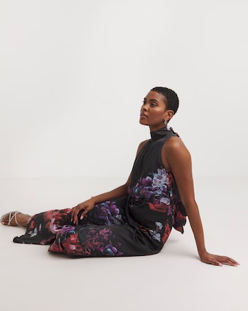 Ted Baker Marleeh Floral Halterneck Jumpsuit