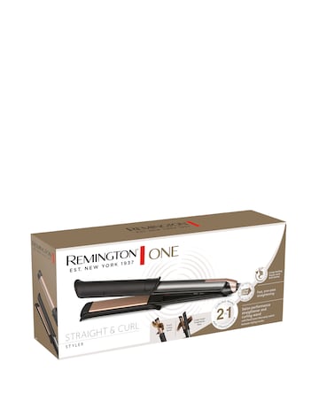 Remington ONE 2-in-1 Straightener & Curler S6077