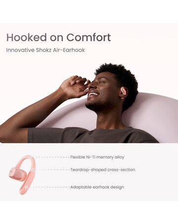 Shokz OpenFit Air True Wireless Open-Ear Earbuds - Pink