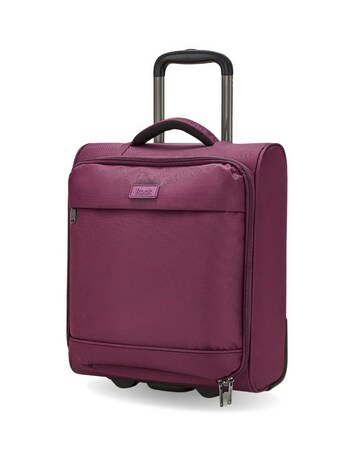 Rock Paris Underseat Suitcase - Purple
