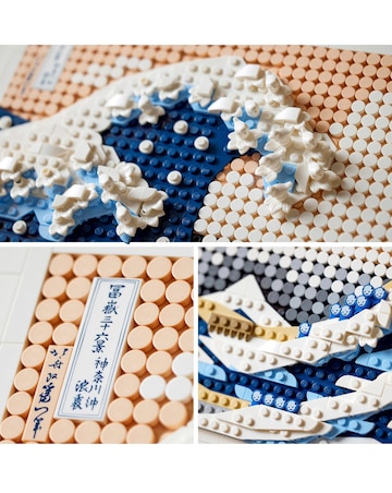 LEGO ART Hokusai - The Great Wave Wall Art Adults Set 31208
