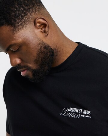 Jack & Jones St. Regis Back Graphic T-Shirt - Black